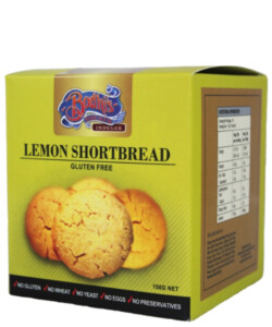 Gluten Free - Lemon Shortbread Cookie 150g