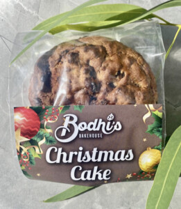 A photo of Bodhis Gluten-free Christmas Cake